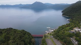 ＜4K-ドローン空撮＞北海道   千歳川と支笏湖