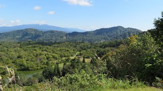 小さな窓の花ごよみ 1465 長岡八方台へ～山河の風景 ♪ブランデンブルグ協奏曲第5番第1楽章♪