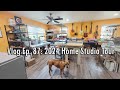 2024 Home Pottery Studio Tour | Ceramic Art Vlog | Ep. 87