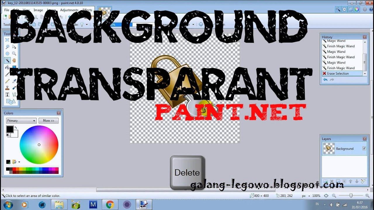 Cara Membuat Background Transparan Online