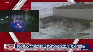 WATCH LIVE: Tropical Storm Nicole brings powerful winds to Florida after landfall | LiveNOW from FOX