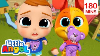 Where's Baby John Favorite Toy? | Little Angel - Bingo and Baby John | Nursery Rhymes and Kids Songs