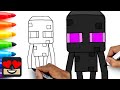 How To Draw Minecraft Enderman