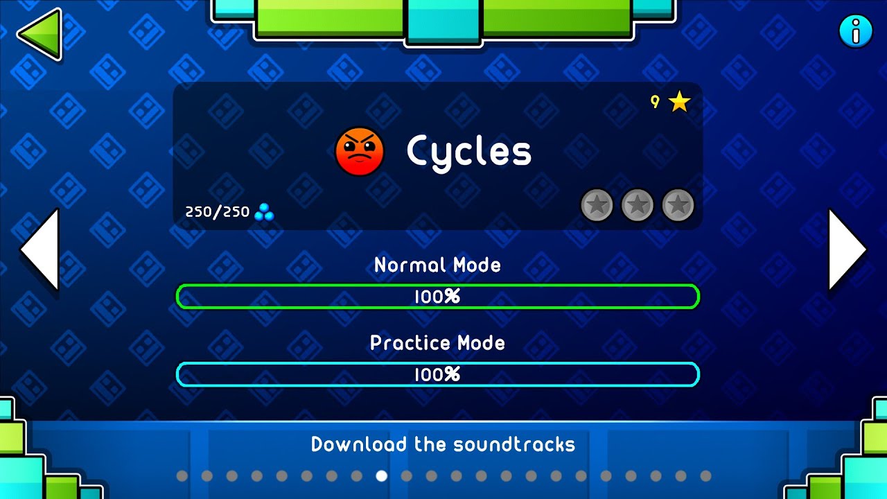 Cycles Showcase Geometry Dash 2 11 Youtube