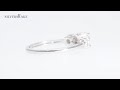 silvershake 3 stone genuine white topaz 925 sterling silver ring rn0087607