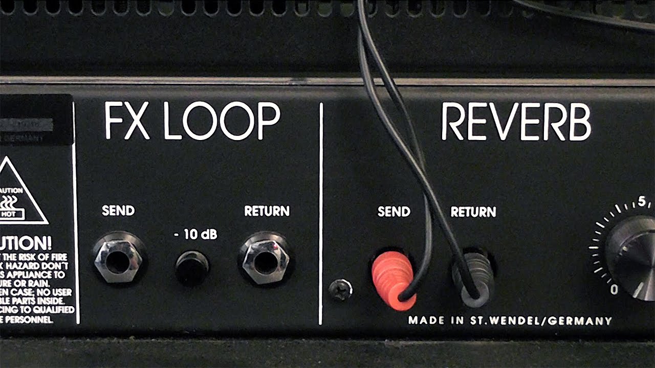 Guitar Amp FX / Effects Loop Tutorial - YouTube