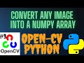 How to convert any image into a numpy array using python