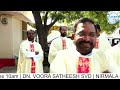 priestly ordination holy mass 10am dn. voora satheesh svd nirmala catholic church halia 8 1 25