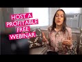 HOW TO MAKE MONEY FROM A FREE WEBINAR AS A BLOGGER | Step-by-step free webinar tutorial to monetize