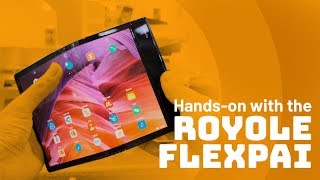 Foldable phone hands on! The Royole FlexPai!