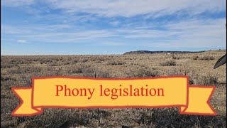 Phony Legislation