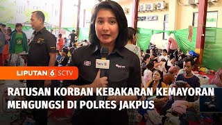 Polres Jakpus Jadi Posko Pengungsian Korban Kebakaran, Mayoritas Balita dan Lansia | Liputan 6