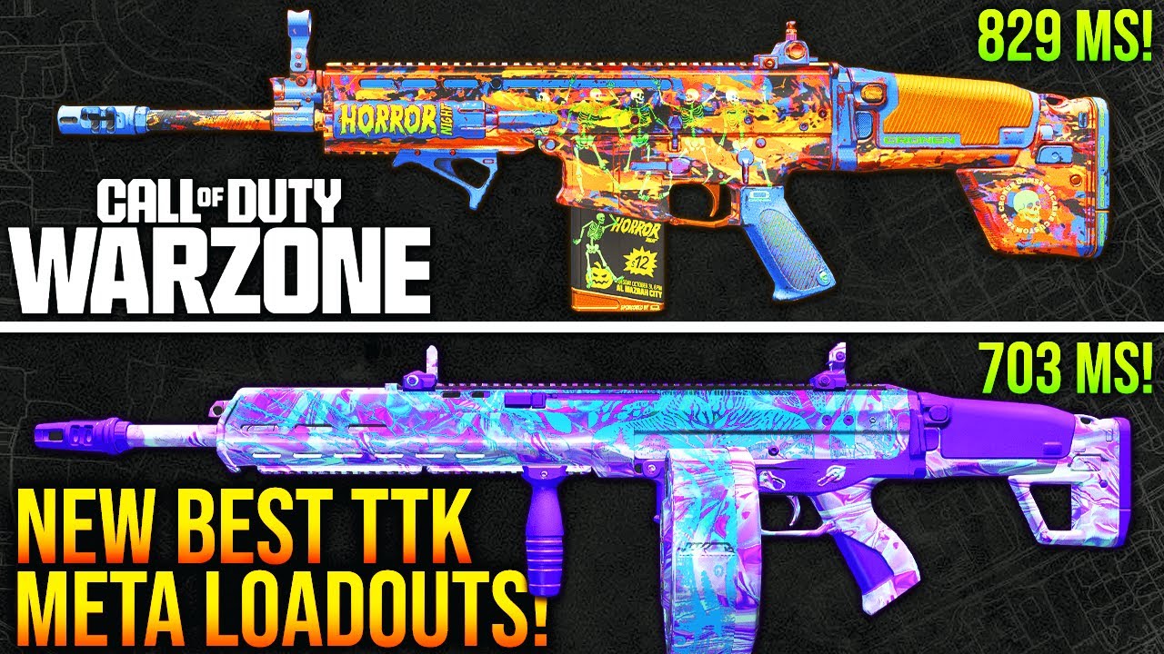 WARZONE: New TOP 5 BEST TTK META LOADOUTS To Use! (WARZONE Fastest TTK ...