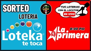 Sorteo LOTEKA TE TOCA LA PRIMERA En VIVO de hoy domingo 26 de enero del 2025