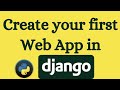 How to create Hello World App using Python Django