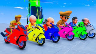 Motu Patlu And Little Singham Part 2 Tried The Impossible The Right Door Parkour Challenge Gta 5