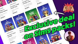 Get a special discount on Sims packs! Use My Code to Save \u0026 Support me! 💚