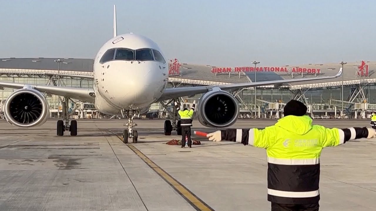 China's Homegrown C919 Completes Latest Leg Of 100-hour Test Run - YouTube