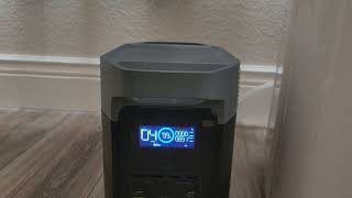 Ecoflow Delta 2 running an 8000 BTU air conditioner for about an hour.