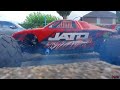 the ultimate nitro rc car traxxas jato 3.3 action footage