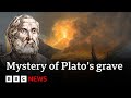 Scrolls discovered in Vesuvius ash reveal Plato’s burial place and final hours | BBC News
