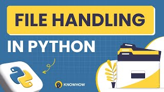 Python File Handling Tutorial with Interview Questions