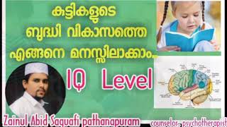 IQ level. . കുട്ടികളുടെ ബുദ്ധിവികാസം ഏത് സമയത്ത് ഏത് പ്രായത്തിൽ?    ( മന:ശാസ്ത്രം )