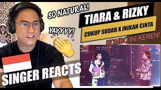 RIZKY FEBIAN & TIARA ANDINI - CUKUP SUDAH X INIKAH CINTA [ LIVE TELKOMSEL AWARDS 2022] | REACTION