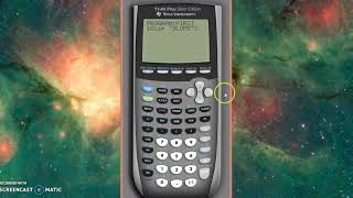 Exploring TI-Basic: Our first program