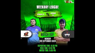 TSDL-5 DIV-C WEEKDAY LEAGUE: Usman XI Vs Arham XI 9th Sep 2024