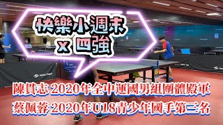 【快樂小週末 x 四強】(青)國手蔡佩蓉 vs 陳貫志 2023.11.10