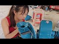 the genius girl completely restored the old rice milling machine world class skills