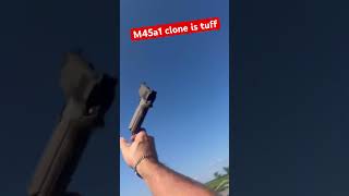 The Colt M45a1 clone, Tisas Raider is TOUGH