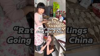 “Rat” Dumplings Going Viral in China 🫢 #chinesekids #funnykids #chinesefood #chi