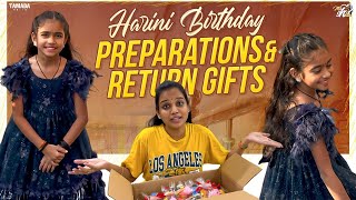 Harini Birthday Preparations & Return Gifts 🎁 || Mahishivan || Tamada Media