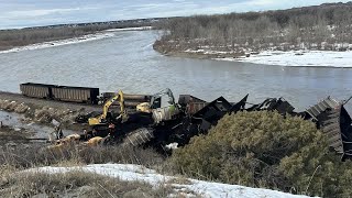 No injuries reported after train derails near Miles City