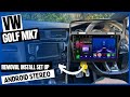 How To Remove Radio VW Golf MK7 | Android Head Unit Installation Car Stereo Volkswagen