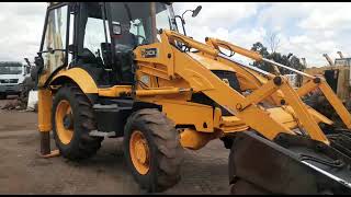 Construction Equipment Auction - Lot 60 (2):  2006 JCB 3CX Side Master 4x4 with 3 in 1 Bucket