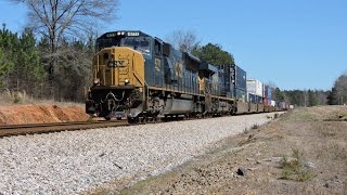 HD: CSX 4771 leads CSX L133-29 in Grantville, GA