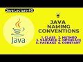 Java Naming Conventions | Java Tutorial for Beginners | Java Programming