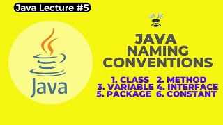 Java Naming Conventions | Java Tutorial for Beginners | Java Programming