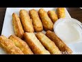 Halloumi Fries | Crispy Halloumi Sticks | Recipes by World Cuisine