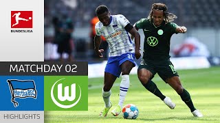 Hertha Berlin - VfL Wolfsburg 1-2 | Highlights | Matchday 2 – Bundesliga 2021/22