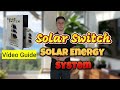 finally someone teaching how to install switch solar energy system🌞