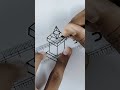 amazing and easy 3d drawing ytshorts 3ddrawing