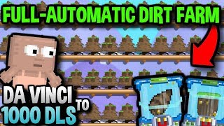 MAKING FULL-AUTOMATIC DIRT FARM!! | Growtopia #30