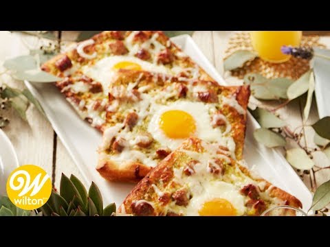 Pesto Breakfast Pizza Recipe