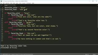 Python Programming Series (If statements and Exceptions 4): Nested ifs