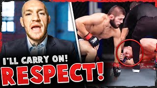 Reactions to Khabib Nurmagomedov vs Justin Gaethje, Conor McGregor reacts to Khabib RETIRING UFC 254