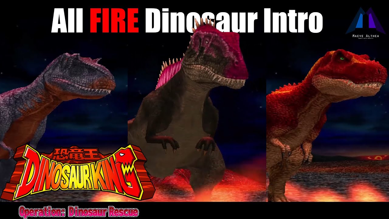 All Fire Dinosaurs Dinosaur King Operation Dinosaur Rescue Arcade